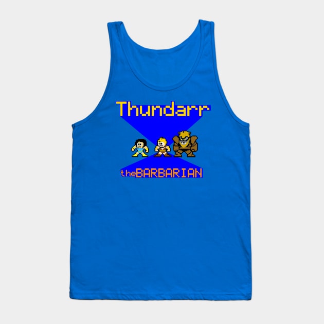 Thundarr the Barbarian 8Bit Tank Top by chriswig